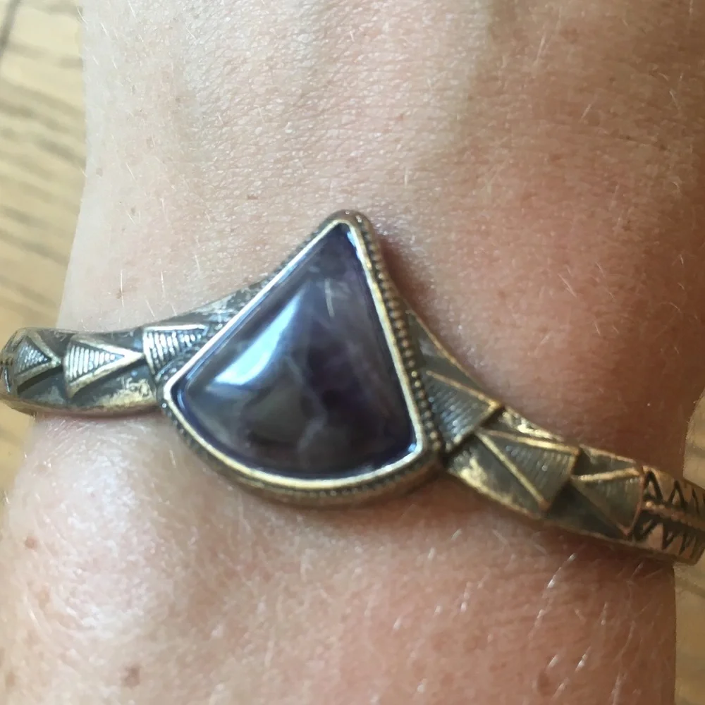 Vintage Amethyst Bracelet - Picture 2 of 4